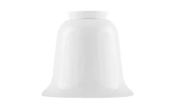 Reservglas Och Reservdelar < Karlskrona Lampfabrik Klockskärm 60/130 - Vitt överfångsglas