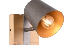 Läslampor < Trio Lighting Klock Spotlight E14 antik stål