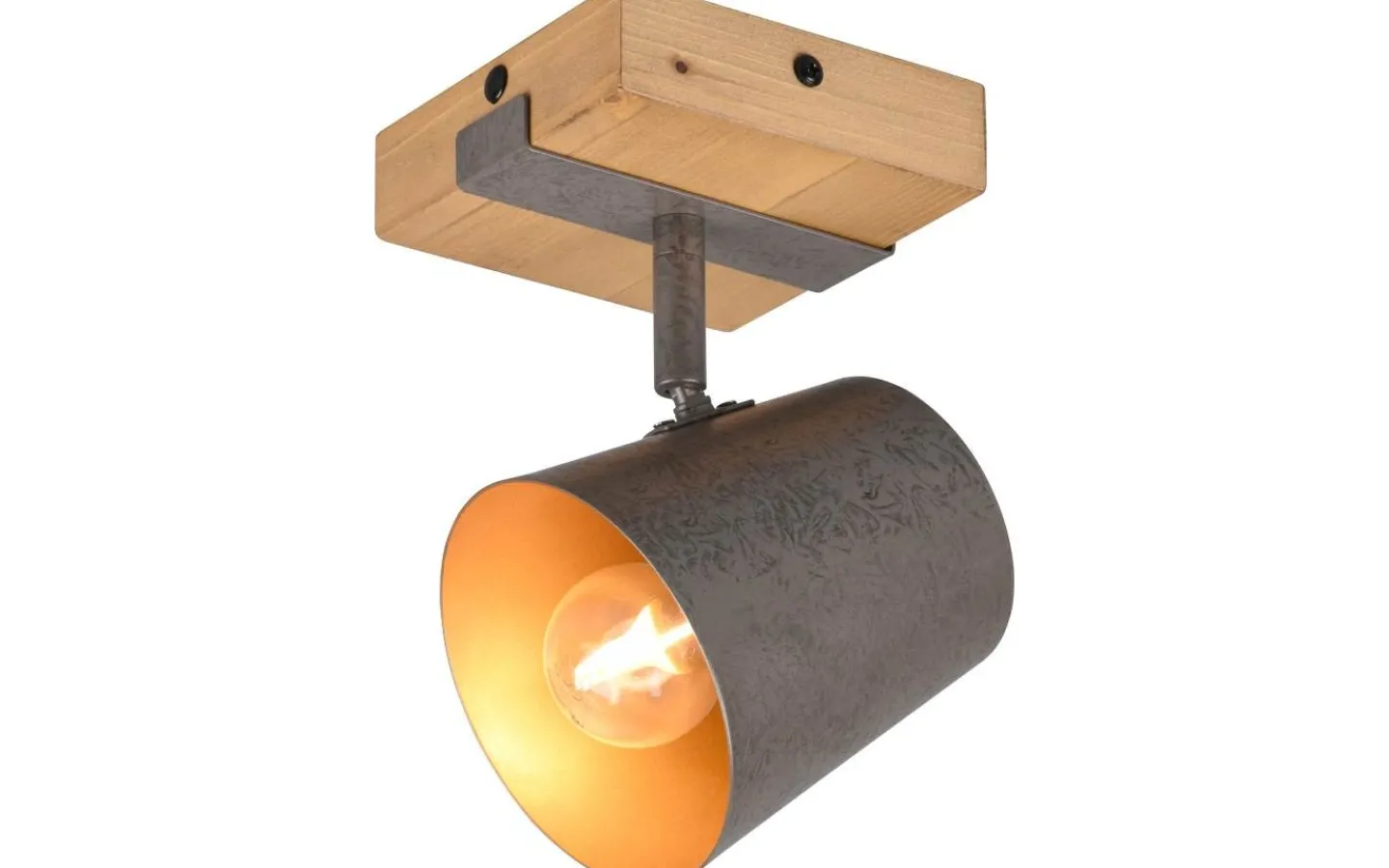 Läslampor < Trio Lighting Klock Spotlight E14 antik stål