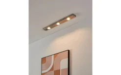 Bänkbelysning < Eglo Kob Bänkbelysning 60cm LED 3000K 3x2,3W Nickel