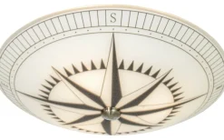Plafonder < Aneta Kompass Plafond 42cm Vit/Svart