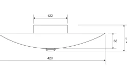 Plafonder < Aneta Kompass Plafond 42cm Vit/Svart