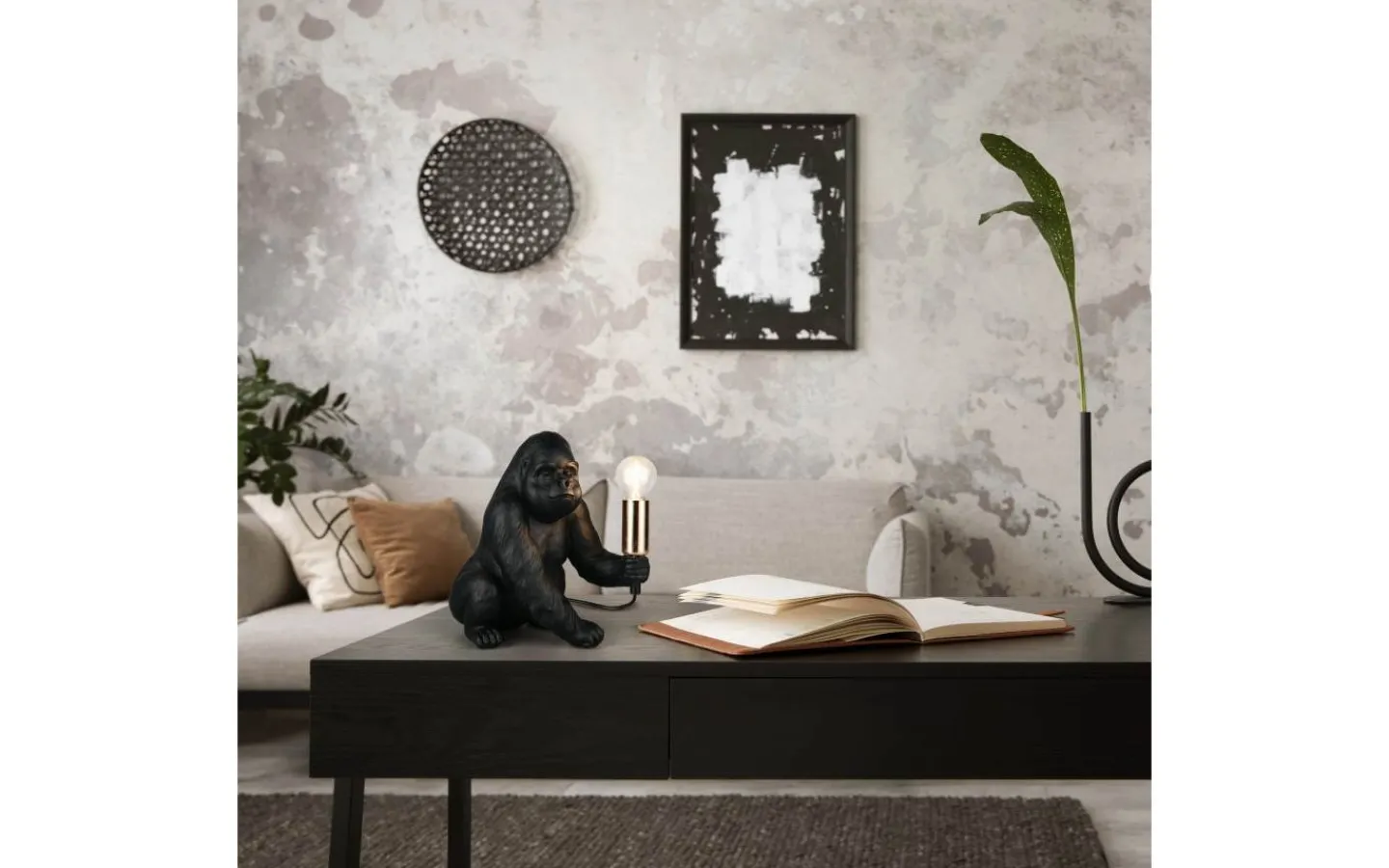 Barnrum|Bordslampor-Reality Kong Bordslampa E14 svart