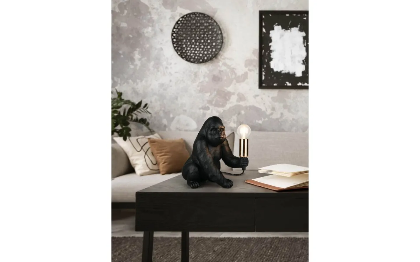 Barnrum|Bordslampor-Reality Kong Bordslampa E14 svart