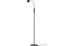 Golvläslampor-ArmaturHantverk Koster Golvlampa 1L 140cm Svart