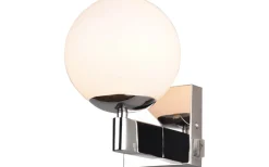 Badrumslampor Vägg-Trio Lighting Kula H2O Vägglampa 1-del E14 krom IP44