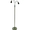 Klassiska Golvlampor|Golvfötter < Hallbergs Kurtan Golvfot 2L 150cm Mattad Silver