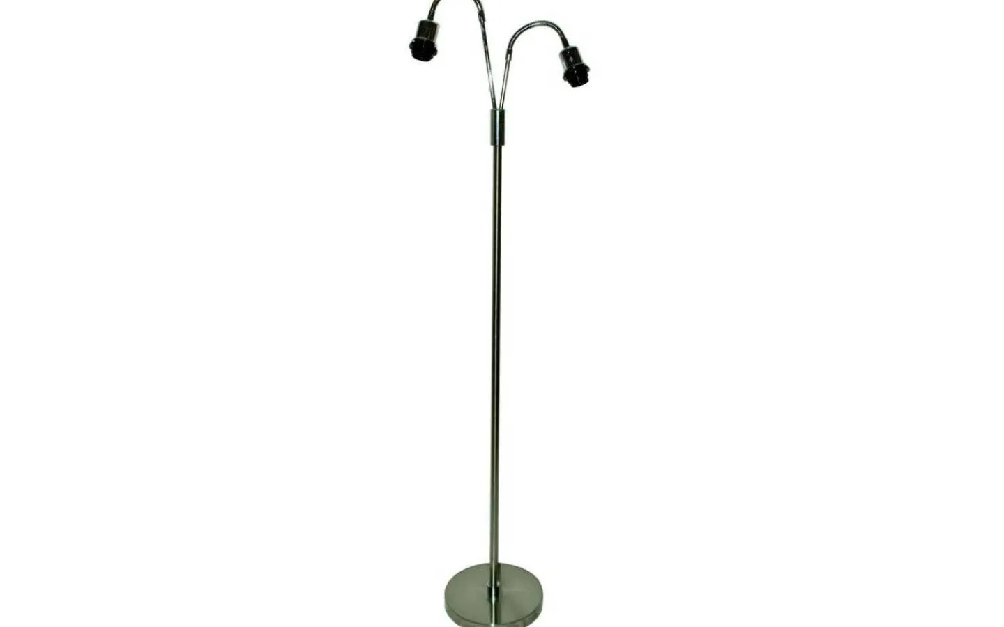 Klassiska Golvlampor|Golvfötter < Hallbergs Kurtan Golvfot 2L 150cm Mattad Silver