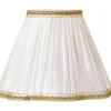 Toppringsskärmar|Plisserade Lampskärmar < ArmaturHantverk Kurtan Toppringskärm Ø22cm Beige