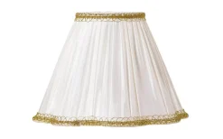 Toppringsskärmar|Plisserade Lampskärmar < ArmaturHantverk Kurtan Toppringskärm Ø22cm Beige