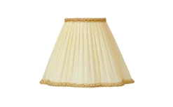 Toppringsskärmar|Plisserade Lampskärmar-ArmaturHantverk Kurtan Toppringskärm Ø22cm Gul
