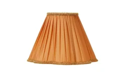 Toppringsskärmar|Plisserade Lampskärmar < ArmaturHantverk Kurtan Toppringskärm Ø22cm Guld