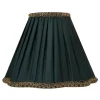 Toppringsskärmar|Plisserade Lampskärmar < ArmaturHantverk Kurtan Toppringskärm Ø22cm Mörkgrön