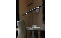 Avlånga Taklampor-Trio Lighting Lacal Takpendel LED mattsvart