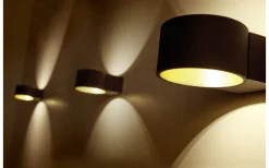 Lampetter < Trio Lighting Lacapo Vägglampa LED svart/guld