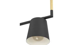 Plafonder < Eglo Lacey Plafond 78cm Svart/Natur