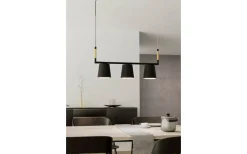Avlånga Taklampor-Eglo Lacey Taklampa 78cm Svart