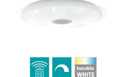 Plafonder < Eglo Lanciano Plafond 66cm LED 3000-5000K 36W med Fjärrkontroll Vit