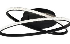 Plafonder < Reality Lane Plafond LED mattsvart/kristalleffekt 4000K