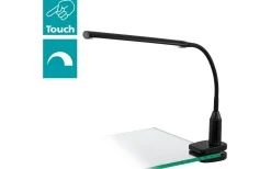 Klämlampor < Eglo Laroa Klämspot 3-Steg DIM LED 4000K 4,5W Svart