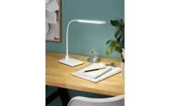 Skrivbordslampor < Eglo Laroa Skrivbordslampa 33cm LED 4000K 3,5W Vit