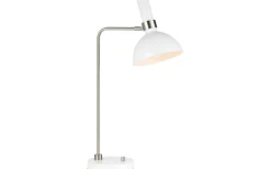 Sovrum|Skrivbordslampor-Markslojd Larry Bordslampa 65cm Vit/Stål
