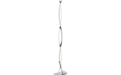 Golvlampor-Eglo Lasana Golvlampa 142cm LED 4x9W 3000K Krom/Vit