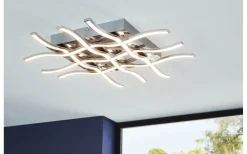 Plafonder < Eglo Lasana Plafond 50cm LED 3000K 36W Krom