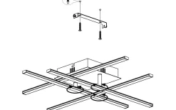 Plafonder-Eglo Lasana Plafond 50cm LED 3000K 21W Svart