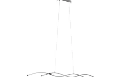 Avlånga Taklampor < Eglo Lasana 2 Taklampa 120cm LED 3000K 2x14W Krom
