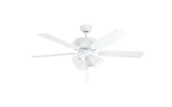 Takfläktar < Eglo Las Palmas Takfläkt 132cm Vit Med Belysning