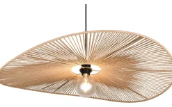 Stora Taklampor Ø70-150 Cm < Reality Laurine Taklampa 78cm E27 brun/pappersgarn