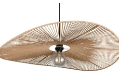 Stora Taklampor Ø70-150 Cm < Reality Laurine Taklampa 78cm E27 brun/pappersgarn
