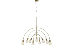 Stora Taklampor Ø70-150 Cm < Markslojd Lavello Taklampa 9L 95cm Mässing