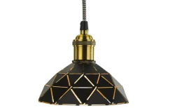 Fönsterlampor-Oriva Lazer Fönsterlampa 15cm Svart/guld
