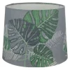 Mönstrade Lampskärmar-Oriva Leaf Lampskärm Ø25cm Grå