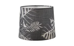 Mönstrade Lampskärmar-Oriva Leaf Lampskärm Ø20cm Svart