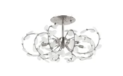Plafonder < ArmaturHantverk Leaf Plafond 60cm Nickel