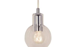 Kök & Matplats|Fönsterlampor < Aneta Leah Fönsterlampa 10cm Klarglas/Krom