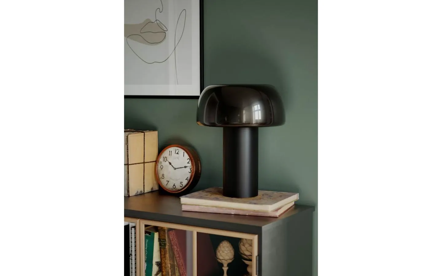 Bordslampor-By Rydens Lean On Me Bordslampa 41cm Svart