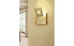 Lampetter < Trio Lighting Leano Vägglampa LED fyrkantig guld