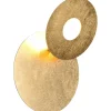 Lampetter-Trio Lighting Leano Vägglampa LED rund guld