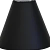 Toppringsskärmar-Hallbergs Leather Toppringskärm Ø22cm Svart