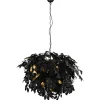 Stora Taklampor Ø70-150 Cm < Reality Leavy Taklampa 70cm 4xE14 mattsvart
