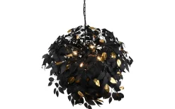 Stora Taklampor Ø70-150 Cm < Reality Leavy Taklampa 70cm 4xE14 mattsvart