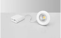 Downlights, Spotlight|230V Led Spotlights-Malmbergs LED-Downlight MD-99 Dim to Warm, AC-chip, 5W 1900-3000K, IP44