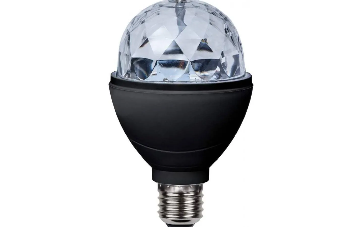 Barnrum < Star Trading LED E27 Glob 80mm Disco RGB Roterande 3W