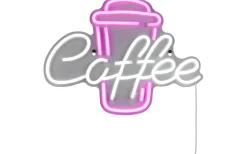Lampetter-Reality LED-neonskylt för kaffe