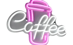 Lampetter-Reality LED-neonskylt för kaffe