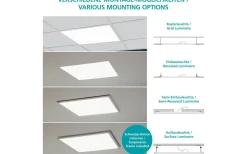 Plafonder < Eglo Led Plafond 120cm LED 4000K 33W Vit